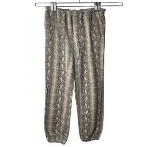 Generation Love‎ Snakeskin Print Joggers Sweatpants
